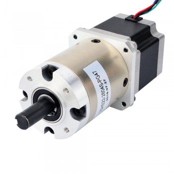 Nema 23 Getriebeschrittmotor mit 47:1 Planetengetriebe 0.039 Grad 2.8A 1.25Nm 2.6V Getriebe Schrittmotor