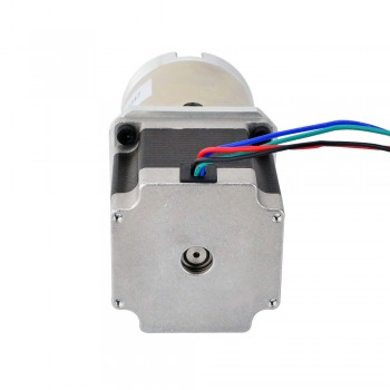 Nema 23 Getriebeschrittmotor mit 47:1 Planetengetriebe 0.039 Grad 2.8A 1.25Nm 2.6V Getriebe Schrittmotor