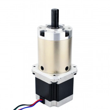 Nema 23 Getriebeschrittmotor mit 47:1 Planetengetriebe 0.039 Grad 2.8A 1.25Nm 2.6V Getriebe Schrittmotor