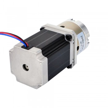 Nema 23 Getriebeschrittmotor mit 4:1 Planetengetriebe 0.42 Grad 2.8A 1.89Nm 3.2V Nema23 Planetengetriebe Schrittmotor