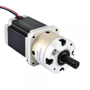 Nema 23 Getriebeschrittmotor mit 4:1 Planetengetriebe 0.42 Grad 2.8A 1.89Nm 3.2V Nema23 Planetengetriebe Schrittmotor