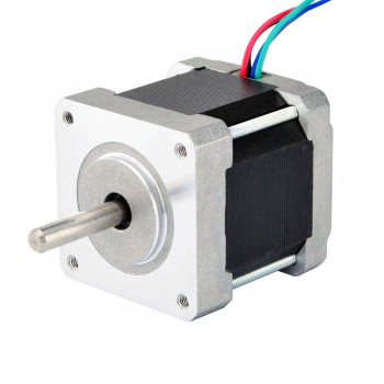 Nema 16 Bipolar Schrittmotor 12V 0,9 Grad 25Ncm 0,3A 4 Drähte 12 Volt Hybrid-Schrittmotor