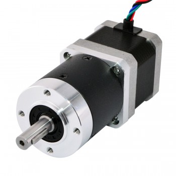 Nema 17 Getriebeschrittmotor mit 20:1 Planetengetriebe 2.7V 1.68A 39Ncm