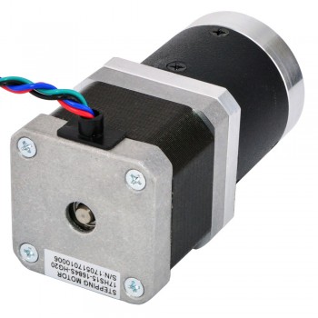 Nema 17 Getriebeschrittmotor mit 20:1 Planetengetriebe 2.7V 1.68A 39Ncm