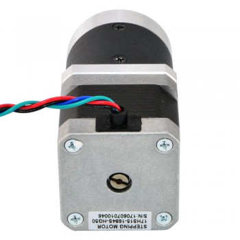 Nema 17 Getriebeschrittmotor mit 50:1 Planetengetriebe 0.036 Grad 1.68A 2.7V 39Ncm Getriebe Schrittmotor