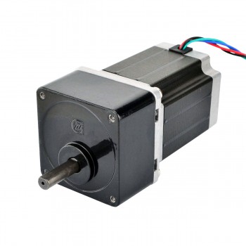 Nema 23 Schrittmotor mit 5: 1 Stirnradgetriebe 0.36 Grad 1.89Nm 2.8A 3.2V Nema23 Getriebe Schrittmotor