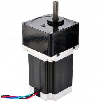 Nema 23 Schrittmotor mit 10: 1 Stirnradgetriebe 0.18 Grad 1.89Nm 2.8A 3.2V Nema23 Getriebe Schrittmotor