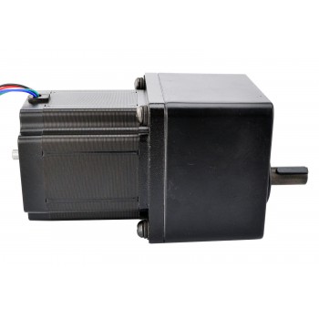 Nema 34 Schrittmotor 9:1 Stirnradgetriebe 0.2 Deg L=97mm 2.4V Bipolar Getriebe Schrittmotor mit Hinterer Welle