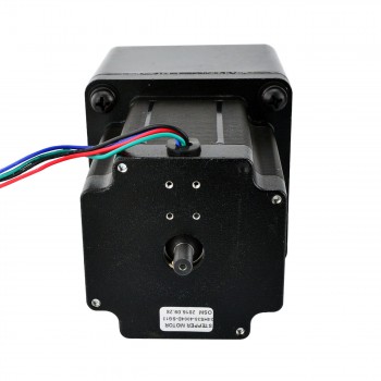 Nema 34 Schrittmotor 13:1 Stirnradgetriebe 0.14 Deg L=97mm 2.4V Bipolar Getriebeschrittmotor mit Hinterer Welle