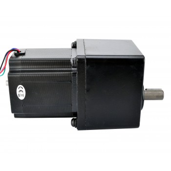 Nema 34 Schrittmotor 13:1 Stirnradgetriebe 0.14 Deg L=97mm 2.4V Bipolar Getriebeschrittmotor mit Hinterer Welle