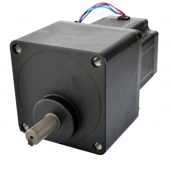 Nema 34 Schrittmotor Bipolar L=97mm 2.4V 0.09 Deg mit Hinterer Welle & 20:1 Stirnradgetriebe