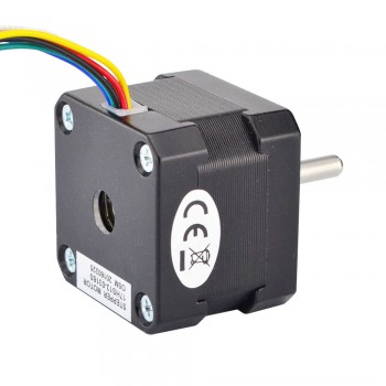 Nema 17 Schrittmotor Unipolar 12 Volt 1,8 Grad 15,8Ncm 0,31A 12V 6 Drähte Hybrid-Schrittmotor