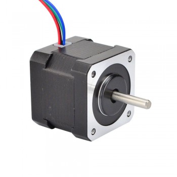 Nema 17 Schrittmotor 45Ncm 4 Drähte mit 1m Kabel & Stecker für DIY 3D Drucker CNC Bipolar Schrittmotor