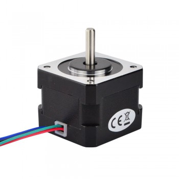 Nema 17 Schrittmotor für 3D-Drucker DIY CNC-Roboter 0,4A 1.8 Grad 12V 26Ncm 4 Draden Hybrid-Schrittmotor