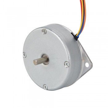 Runder Nema 18 Pfannkuchen-Schrittmotor 1.8deg 9Ncm Φ46x16mm 4 Drähte Bipolar Pfannkuchen