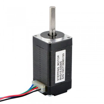 Nema 8 Mini Schrittmotor Bipolar 1,8 Grad 3Ncm 0,3A 12V 4 Drähte Kleiner Hybrid-Schrittmotor