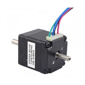 Doppelwelle Nema 11 Bipolar 1,8° Grad 7Ncm 0.67A 3.75V 28x28x31.5mm 4 Drähte Bipolar Miniatur Schrittmotor