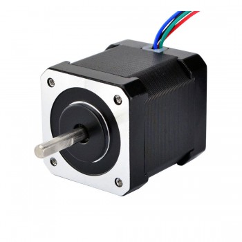 Nema 17 Hybrid-Schrittmotor Bipolar 1.8° 59Ncm 2A 4 Drähte mit 1m Kabel & Stecker für 3D Drucker/CNC