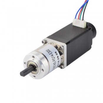 Nema 11 Closed-Loop Getriebeschrittmotor 14:1 mit Encoder 300CPR 1.8 Grad 0.14Nm Bipolar Getriebe Schrittmotor