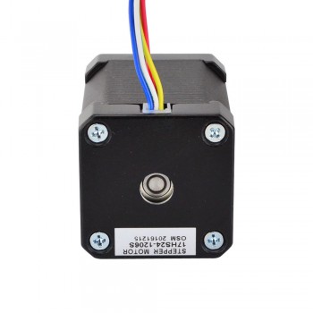 Nema 17 Schrittmotor Unipolar 1,8 Grad 65Ncm 1,2A 7,2V 42x42x60mm 6 Drähte Hybrid-Schrittmotor