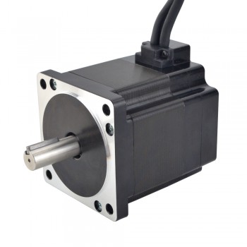 E-Serie Nema 34 Schrittmotor mit Geschlossenem Regelkreis 1,8 Grad 4,8 Nm mit Encoder 1000CPR Nema 34 Closed Loop Schrittmotor