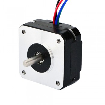 Nema 17 Schrittmotor Bipolar 0.9 deg 11Ncm 1.2A 3.6V 4 Drähte Hybrid-Schrittmotor