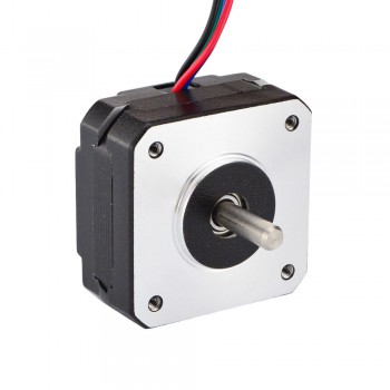 Nema 17 Schrittmotor Bipolar 0.9 deg 11Ncm 1.2A 3.6V 4 Drähte Hybrid-Schrittmotor