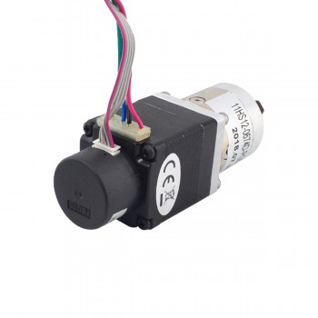 Nema 11 Closed-Loop Getriebeschrittmotor 5:1 mit Encoder 300CPR 1.8 Grad 0.07Nm Bipolar Getriebeschrittmotor