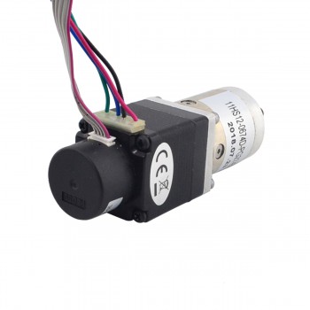 Nema 11 Closed-Loop Getriebeschrittmotor 27:1 mit Encoder 300CPR 0.07Nm 1.8 Grad 0.67A 4 Drähte Getriebe Schrittmotor