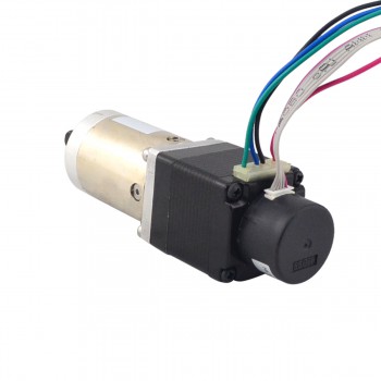 Nema 11 Closed-Loop Schrittmotor mit Getriebe 100:1 Und Encoder 300CPR 1.8 Grad 0.07Nm Getriebeschrittmotor