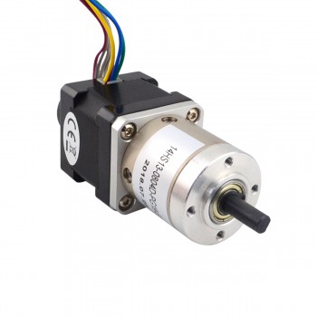 Nema 14 Closed-Loop Getriebeschrittmotor 19:1 mit Planetengetriebe 1000CPR 1.8 Grad 0.14Nm 3.20V 1A