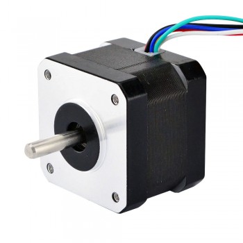 Nema 17 Schrittmotor Unipolar 12 Volt 0,9 Grad 16Ncm 0,3A 12V 6 Drähte Hybrid-Schrittmotor