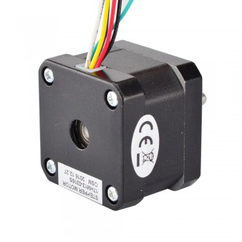 Nema 17 Schrittmotor Unipolar 12 Volt 0,9 Grad 16Ncm 0,3A 12V 6 Drähte Hybrid-Schrittmotor