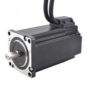 Nema 24 Closed Loop Schrittmotor 3,0 Nm 1.8 Grad 5.0 A mit Encoder 1000CPR 2 Phasen Nema24 Geschlossener Regelkreis