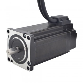 Nema 24 Closed Loop Schrittmotor 24HE40-5004D-E1000 4,0 Nm 1.8 Grad mit Encoder 1000CPR 2 Phasen