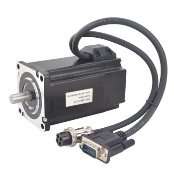 Nema 24 Wasserdichter Closed-Loop-Schrittmotor 1.8 Grad 3Nm 5.0A mit Encoder 1000CPR 2 Phasen Schrittmotor