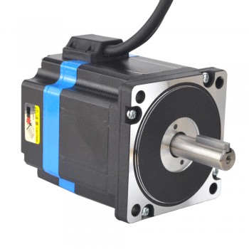 Nema 34 Closed Loop Schrittmotor mit Encoder 1000CPR  4,6 Nm 1,8 Grad 6A Bipolar 2 Phasen Geschlossener Regelkreis