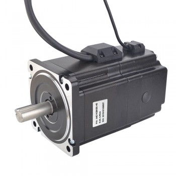 P-Serie Nema 34 Closed Loop Schrittmotor 4,5 Nm 1.8 Grad 6.0A mit Elektromagnetischer Bremse 2 Phasen