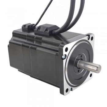 P-Serie Nema 34 Closed Loop Schrittmotor 4,5 Nm 1.8 Grad 6.0A mit Elektromagnetischer Bremse 2 Phasen