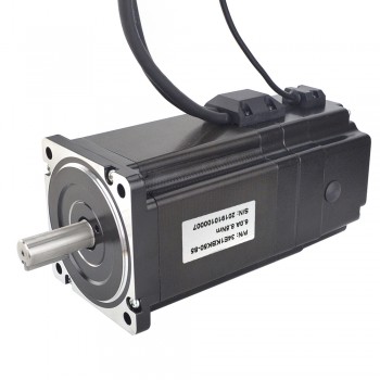 P-Serie Nema 34 Closed Loop Schrittmotor mit Encoder und Bremse 8,5 Nm 1.8 Grad 6.0A 2 Phasen