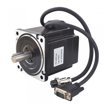 Nema 34 Closed Loop Schrittmotor 34E1K-45 P-Serie 4,5 Nm 1.8 Grad mit Encoder 1000 CPR 2 Phasen