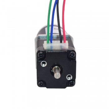 Nema 8 Getriebeschrittmotor mit 90:1 Planetengetriebe L=38mm 1.8 Grad 1.6Ncm 0.2A Bipolar Getriebe Schrittmotor