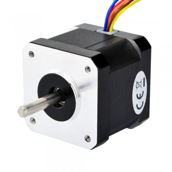 Nema 17 Unipolar Hybrid-Schrittmotor 0,9 Grad 26Ncm 0.8A 6 Volt 42x42mm 6 Drähte