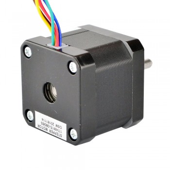 Nema 17 Unipolar Hybrid-Schrittmotor 0,9 Grad 26Ncm 0.8A 6 Volt 42x42mm 6 Drähte