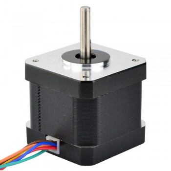 Nema 17 Unipolar Hybrid-Schrittmotor 0,9 Grad 26Ncm 0.8A 6 Volt 42x42mm 6 Drähte