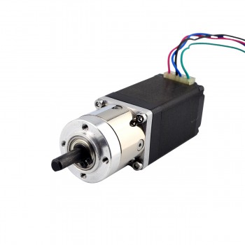 Nema 11 Getriebeschrittmotor mit 5:1 Getriebe 1.8 Grad 12Ncm 0.67A 1.8 Grad Bipolar Getriebe Schrittmotor