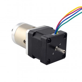 Nema 14 Getriebeschrittmotor mit 19:1 Getriebe 1.8 Grad 1A 3.20V 14Ncm Bipolar Getriebe Schrittmotor