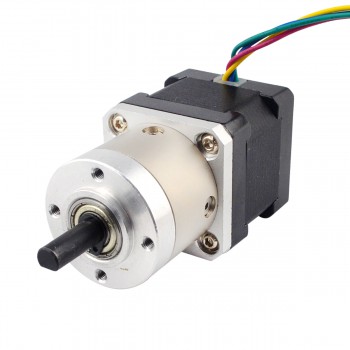 Nema 14 Getriebeschrittmotor mit 5:1 Getriebe 1.8 Grad 1A 3.20V 14Ncm Bipolar Getriebe Schrittmotor