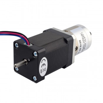 Nema 14 Getriebeschrittmotor mit 14:1 Getriebe 1.8 Grad 1.50A 4.20V 40Ncm Bipolar Getriebe Schrittmotor