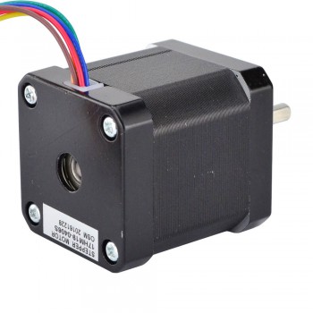 Nema 17 Schrittmotor Unipolar 12 Volt 0,9 Grad 32Ncm 0,4A 12V 6 Drähte Hybrid-Schrittmotor